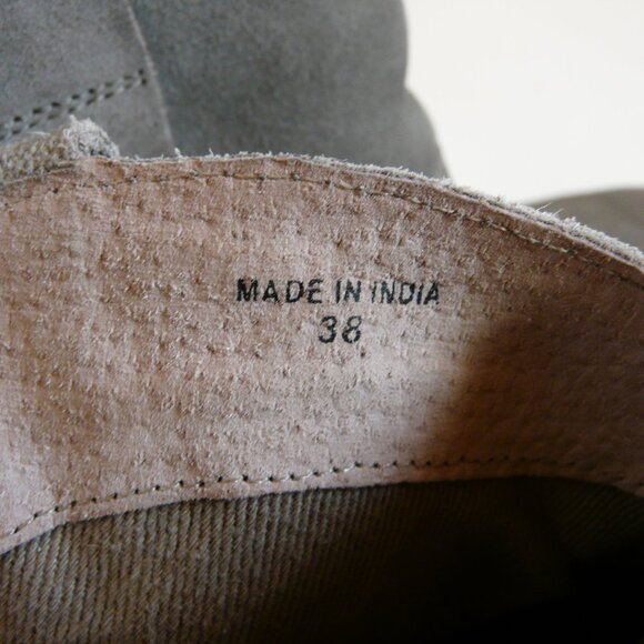 FAT FACE LADIES Pull On SUEDE LEATHER ZIP ANKLE SHORT BOOTS 7.5 EU 38 - Picture 13 of 13